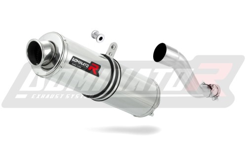 escape silenciador DOMINATOR redondo compatible con la motocicleta Yamaha XT 600 1982  1986 3