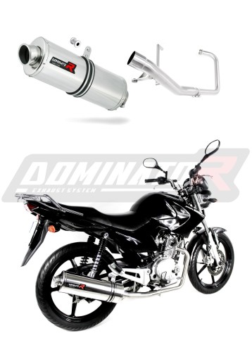 complete exhaust system with muffler DOMINATOR Full System OV fits to Yamaha YBR 125 2009  2018 5