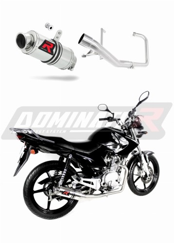 sistema de escape completo con silenciador DOMINATOR Full System GP1 compatible con la motocicleta Yamaha YBR 125 2009  2018 5