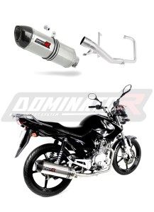 Yamaha YBR 125 2009 - 2018 Sistema de escape Colector Silenciador HP1 + dB killer medium