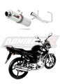 sistema de escape completo con silenciador DOMINATOR Full System redondo compatible con la motocicleta Yamaha YBR 125 2009  2018 5