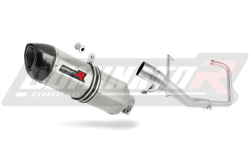 sistema de escape completo con silenciador DOMINATOR Full System HP1 compatible con la motocicleta Yamaha YBR 125 2000  2008 3