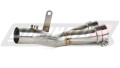 decat silenciador central DOMINATOR Mid Pipe compatible con la motocicleta YZF R6 2017  2023 6