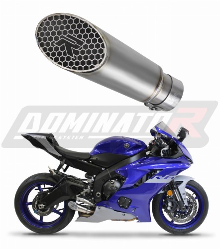 escape silenciador DOMINATOR titanio GP3 compatible con la motocicleta YZF R6 2017  2023 6
