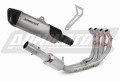 sistema de escape completo con silenciador DOMINATOR Full System titanio HP6 compatible con la motocicleta Yamaha YZF R6 2017  2023 3