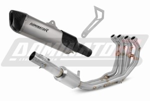 Yamaha YZF R6 2017 - 2023 Sistema de escape EX Silenciador Titanio HP6 + dB killer