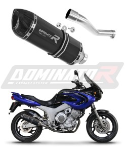 Yamaha TDM 850 Right Side 1991 - 1995 Silenciador Escape HP1 NEGRO + dB killer medium