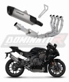 complete exhaust system with muffler DOMINATOR Full System titanium HP6 fits to Yamaha YZF R1 1000 RN65 2020  2022 6