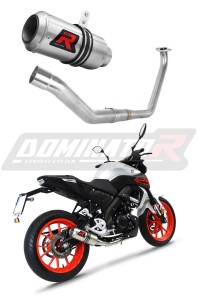 Yamaha MT 125 2020 Sistema de escape Colector Silenciador GP + dB killer medium