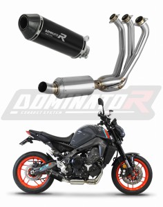 Yamaha MT 09 2021 - 2023 Low Level EX Sistema de escape Colector Silenciador HP3 NEGRO + dB killer medium