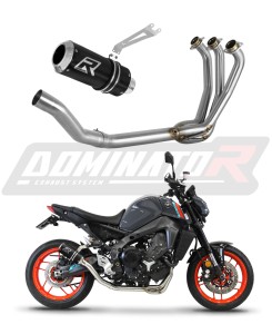 Yamaha MT 09 2021 - 2023 Sistema de escape Colector Silenciador GP NEGRO + dB killer medium