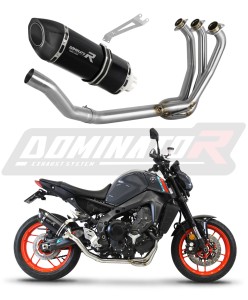 Yamaha MT 09 2021 - 2023 Sistema de escape Colector Silenciador HP5 NEGRO + dB killer medium