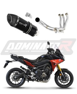 Yamaha MT 09 TRACER 900 2015 - 2020 Sistema de escape Colector Silenciador HP5 NEGRO + dB killer medium