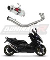 complete exhaust system with muffler DOMINATOR Full System GP1 fits to Yamaha TMAX 500 2008  2011 6
