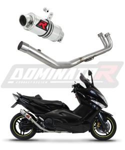 Yamaha T-MAX 500 2008 - 2011 Sistema de escape Colector Silenciador GP1 + dB killer medium