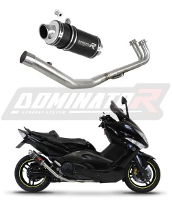 Yamaha T-MAX 500 2008 - 2011 Sistema de escape Colector Silenciador GP1 NEGRO + dB killer medium