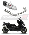 sistema de escape completo con silenciador DOMINATOR Full System HP1 compatible con la motocicleta Yamaha TMAX 500 2008  2011 6