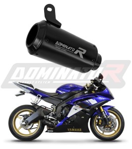 Yamaha YZF R6 2006 - 2016 Silenciador Escape GPS NEGRO + dB killer medium