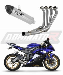 Yamaha YZF R6 2006 - 2016 Sistema de escape Colector Silenciador HP8 + dB killer medium