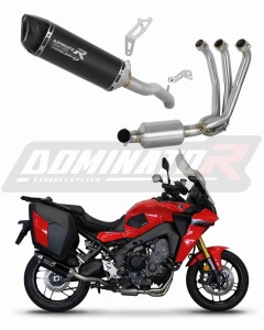 Yamaha Tracer 9 / GT 2021 - 2024 Sistema de escape Colector Silenciador HP6 NEGRO EX + dB killer medium