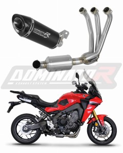 Yamaha Tracer 9 / GT 2021 - 2024 Sistema de escape Colector Silenciador HP8 NEGRO EX + dB killer medium