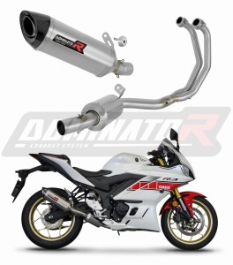 Yamaha YZF-R3 2019 - 2024 Sistema de escape Colector Silenciador HP8 + dB killer medium