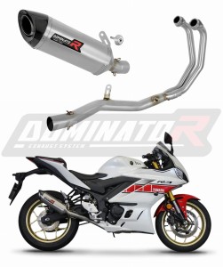 Yamaha YZF-R3 2019 - 2024 Sistema de escape Colector Silenciador HP8 + dB killer medium