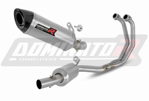 sistema de escape completo con silenciador DOMINATOR Full System HP8 compatible con la motocicleta Yamaha MT03 2020  2023 3