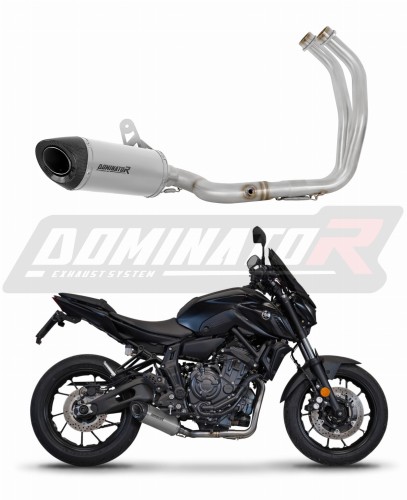kompletny układ wydechowy z tłumikiem DOMINATOR Full System HP8 Tytanowy pasujący do motocykla Yamaha MT