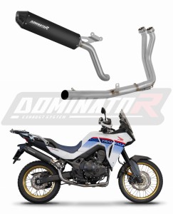 Honda XL 750 TRANSALP 2023 Sistema de escape Colector Silenciador MX2 NEGRO + dB killer