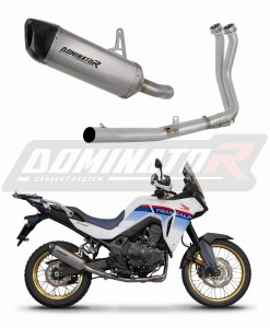 Honda XL 750 TRANSALP 2023 Sistema de escape Colector Silenciador Titanio HP6 + dB killer