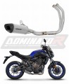 Yamaha XSR 700 2015 - 2020 EXHAUST Collector Manifold Full System Muffler Auspuff Sportauspuff Silencer Echappement Silencieux Scarico Scarichi Escape Wydech Tłumik HP8 TITANIUM Dominator Exhaust System x
