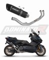 complete exhaust system with muffler DOMINATOR Full System HP6 BLACK fits to Yamaha XP 560 TMAX 2020  2024 6