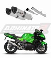 escape silenciador DOMINATOR HP5 compatible con la motocicleta KAWASAKI ZZR 1400 2012  2023 6