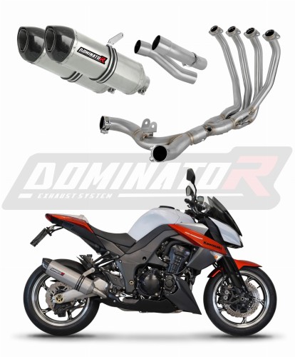 Kawasaki Z1000 2010 - 2013 Full  Exhaust System  Muffler Auspuff Sportauspuff Silencer Echappement Silencieux Scarico Scarichi Escape Collector Manifold Wydech Tłumik HP1 DOMINATOR x
