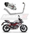 sistema de escape completo con silenciador DOMINATOR Full System HP3 compatible con la motocicleta Benelli BN 125 2018  2023 6