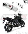 escape silenciador DOMINATOR homologado redondo compatible con la motocicleta Suzuki DL 1050 VStrom / XT 2020  2024 7