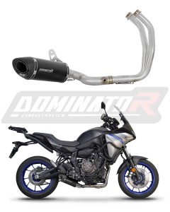 Yamaha Tracer 7 / GT 2020 - 2024 Sistema de escape Colector Silenciador HP8 NEGRO + dB killer