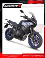 sistema de escape completo con silenciador DOMINATOR Full System HP8 negro compatible con la motocicleta Yamaha Tracer 7 / GT 2020  2024 6