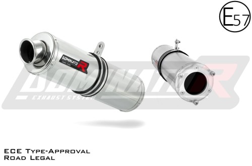 escape silenciador DOMINATOR homologado redondo compatible con la motocicleta Kawasaki ZX6R 1995  1997 3