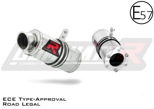 Kawasaki ZX6R 1998 - 2002 Motorcycle EU Approved Street Legal Muffler Auspuff Sportauspuff Silencer Echappement Silencieux Scarico Scarichi Escape Wydech Tłumik GP1 Dominator Exhaust System x