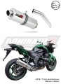 escape silenciador DOMINATOR homologado oval compatible con la motocicleta Kawasaki Z750 2007  2012 5