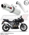 escape silenciador DOMINATOR homologado redondo compatible con la motocicleta Kawasaki Z750 2004  2006 6