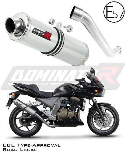 escape silenciador DOMINATOR homologado redondo compatible con la motocicleta Kawasaki Z750 2004  2006 6
