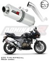 escape silenciador DOMINATOR homologado oval compatible con la motocicleta Kawasaki Z750 2004  2006 6