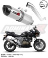 escape silenciador DOMINATOR homologado HP1 compatible con la motocicleta Kawasaki Z750 2004  2006 6