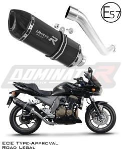 Kawasaki Z750 2004 - 2006 EU Homologado aprobado Silenciador Escape HP1 NEGRO