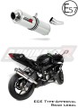 escape silenciador DOMINATOR homologado redondo compatible con la motocicleta Kawasaki ZX6R 636 2009  2020 5