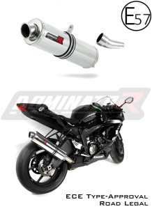 Kawasaki ZX6R 636 2009 - 2016 EU Homologado aprobado Silenciador Escape ST