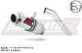 escape silenciador DOMINATOR homologado GP1 compatible con la motocicleta Kawasaki ZX6R 636 2003  2004 3
